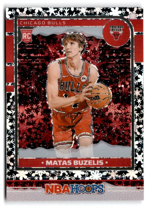 2024-25 Panini Hoops Premium Prizms Winter #241 Matas Buzelis NM-MT RC ID:78072 - Basketball Card Single
