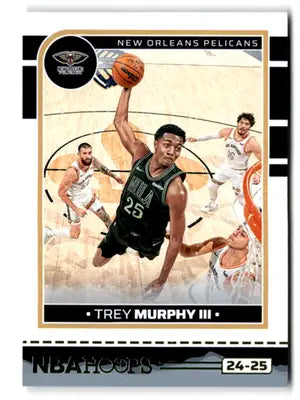 Basketball card featuring Trey Murphy III from 2024 25 Panini Hoops Winter series