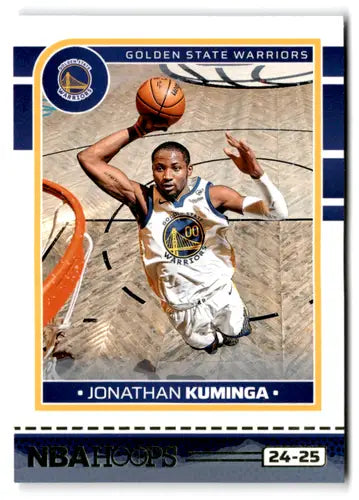Original gloss Panini Hoops Winter Jonathan Kuminga basketball card Warriors NM-MT