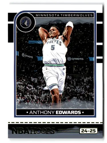 2024-25 Panini Hoops Winter #181 Anthony Edwards NM-MT Timberwolves ID: ID:78127 - Basketball Card Single