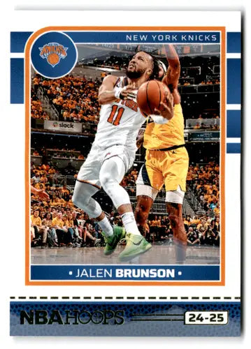 2024-25 Panini Hoops Winter #186 Jalen Brunson NM-MT Knicks ID:78130 ID:78130 - Basketball Card Single