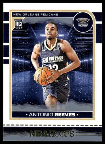 Original gloss Panini Hoops Winter Antonio Reeves basketball card 2024-25 Rookie