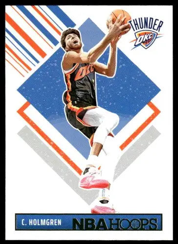 Basketball trading card from Panini Hoops Winter 2024-25 featuring Chet Holmgren Thunder
