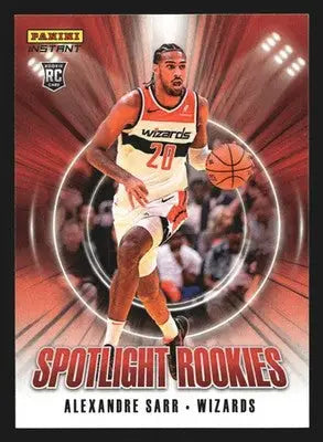 2024-25 Panini Instant Alexandre Sarr #SR2 Spotlight Rookies RC /170 - Basketball Card Single