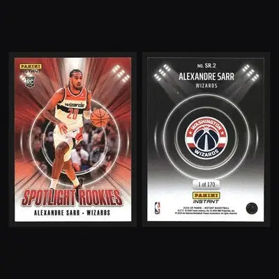 2024-25 Panini Instant Alexandre Sarr #SR2 Spotlight Rookies RC /170 - Basketball Card Single
