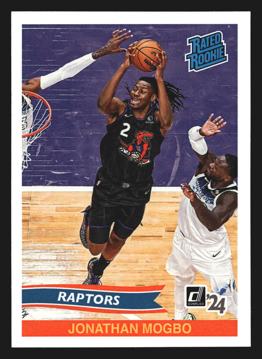2024-25 Panini Instant Jonathan Mogbo #RRR-30 Rated Rookie Retro RC Raptors - Basketball Card Single