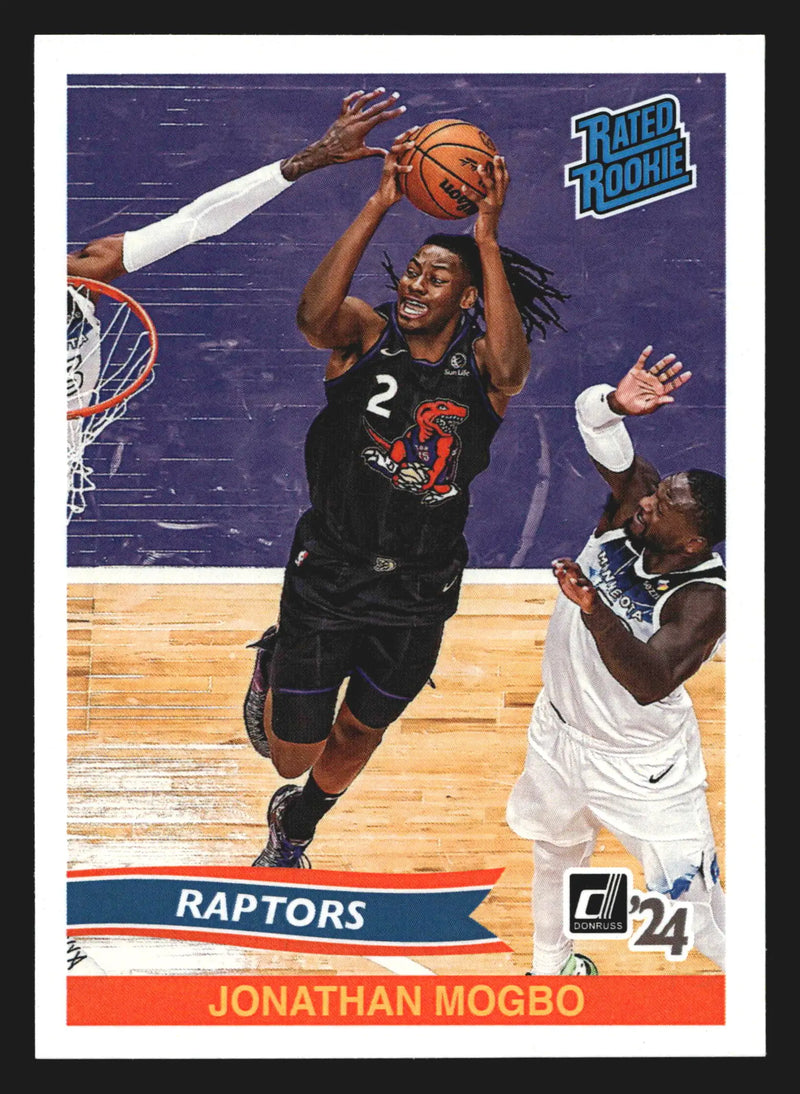 2024-25 Panini Instant Jonathan Mogbo #RRR-30 Rated Rookie Retro RC Raptors - Basketball Card Single