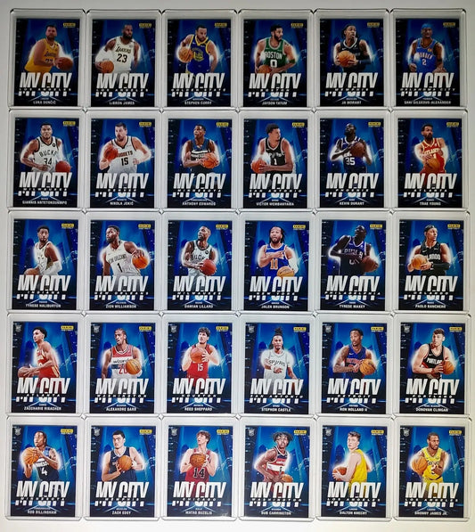 2024-25 Panini Instant My City NBA Complete 30 Card Basketball Set 1/268 - Basketball Card Single