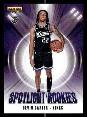 2024-25 Panini Instant NBA Spotlight Rookies #SR.13 Devin Carter - Basketball Card Single