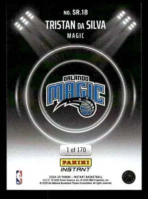 2024-25 Panini Instant NBA Spotlight Rookies #SR.18 Tristan Da Silva - Basketball Card Single