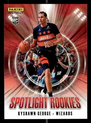 2024-25 Panini Instant NBA Spotlight Rookies #SR.23 Kyshawn George - Basketball Card Single