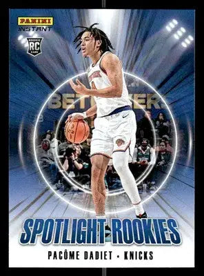 2024-25 Panini Instant NBA Spotlight Rookies #SR.24 Pacome Dadiet - Basketball Card Single