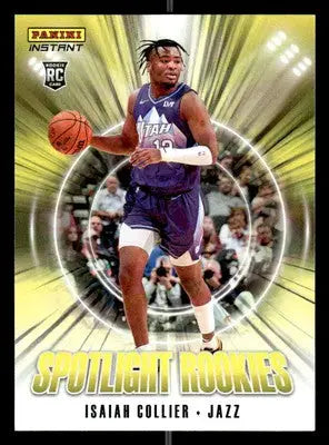 2024-25 Panini Instant NBA Spotlight Rookies #SR.28 Isaiah Collier - Basketball Card Single