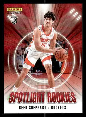 2024-25 Panini Instant NBA Spotlight Rookies #SR.3 Reed Sheppard - Basketball Card Single