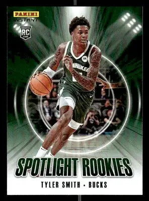 2024-25 Panini Instant NBA Spotlight Rookies #SR.32 Tyler Smith PR/170 Bucks - Basketball Card Single