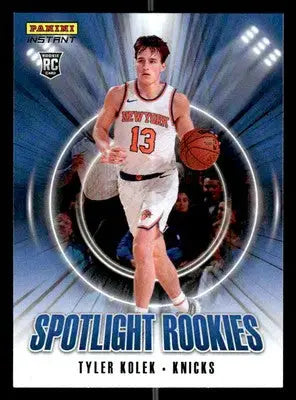 2024-25 Panini Instant NBA Spotlight Rookies #SR.33 Tyler Kolek New York Knicks - Basketball Card Single
