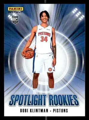 2024-25 Panini Instant NBA Spotlight Rookies #SR.35 Bobi Klintman - Basketball Card Single