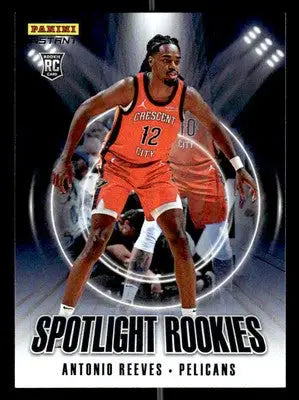 2024-25 Panini Instant NBA Spotlight Rookies #SR.36 Antonio Reeves - Basketball Card Single