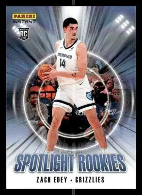 2024-25 Panini Instant NBA Spotlight Rookies #SR.9 Zach Edey #/170 Grizzlies - Basketball Card Single