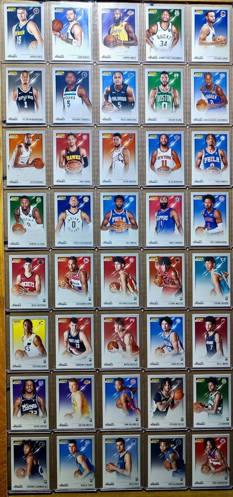 2024-25 Panini Instant NBA Studio Complete 40 Card Basketball Set 1/275 - Other