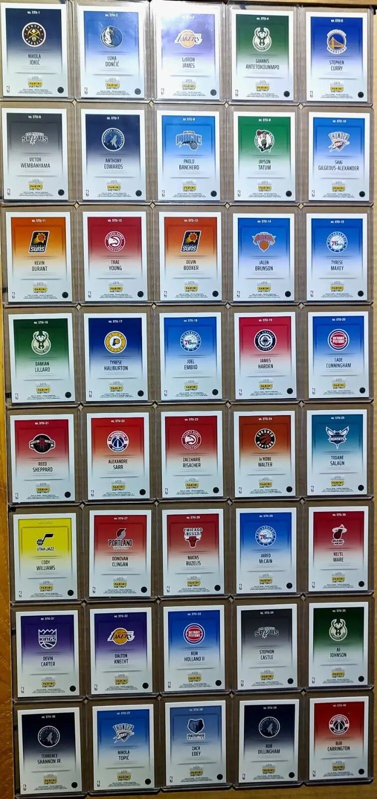 2024-25 Panini Instant NBA Studio Complete 40 Card Basketball Set 1/275 - Other