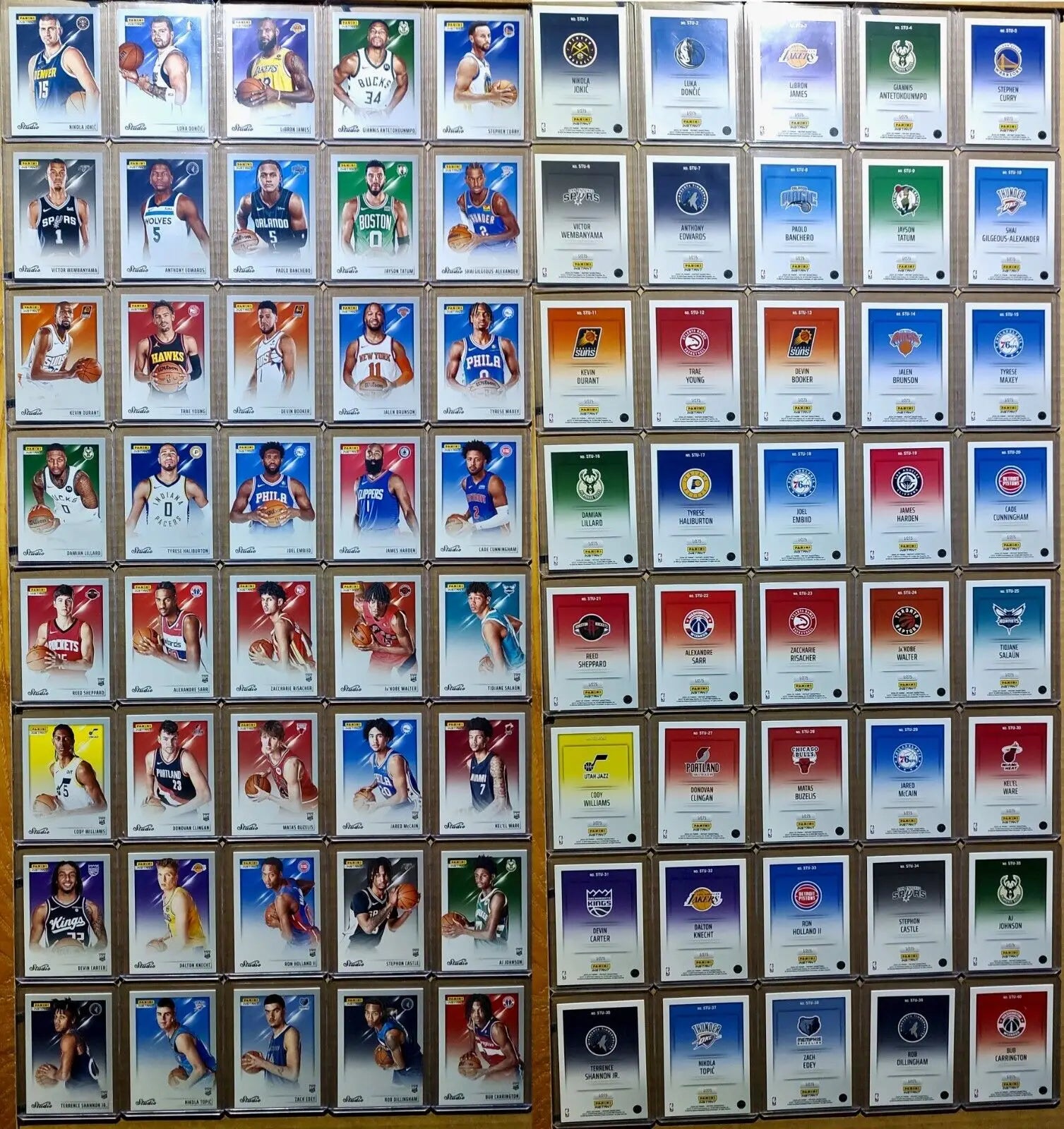 2024-25 Panini Instant NBA Studio Complete 40 Card Basketball Set 1/275 - Other