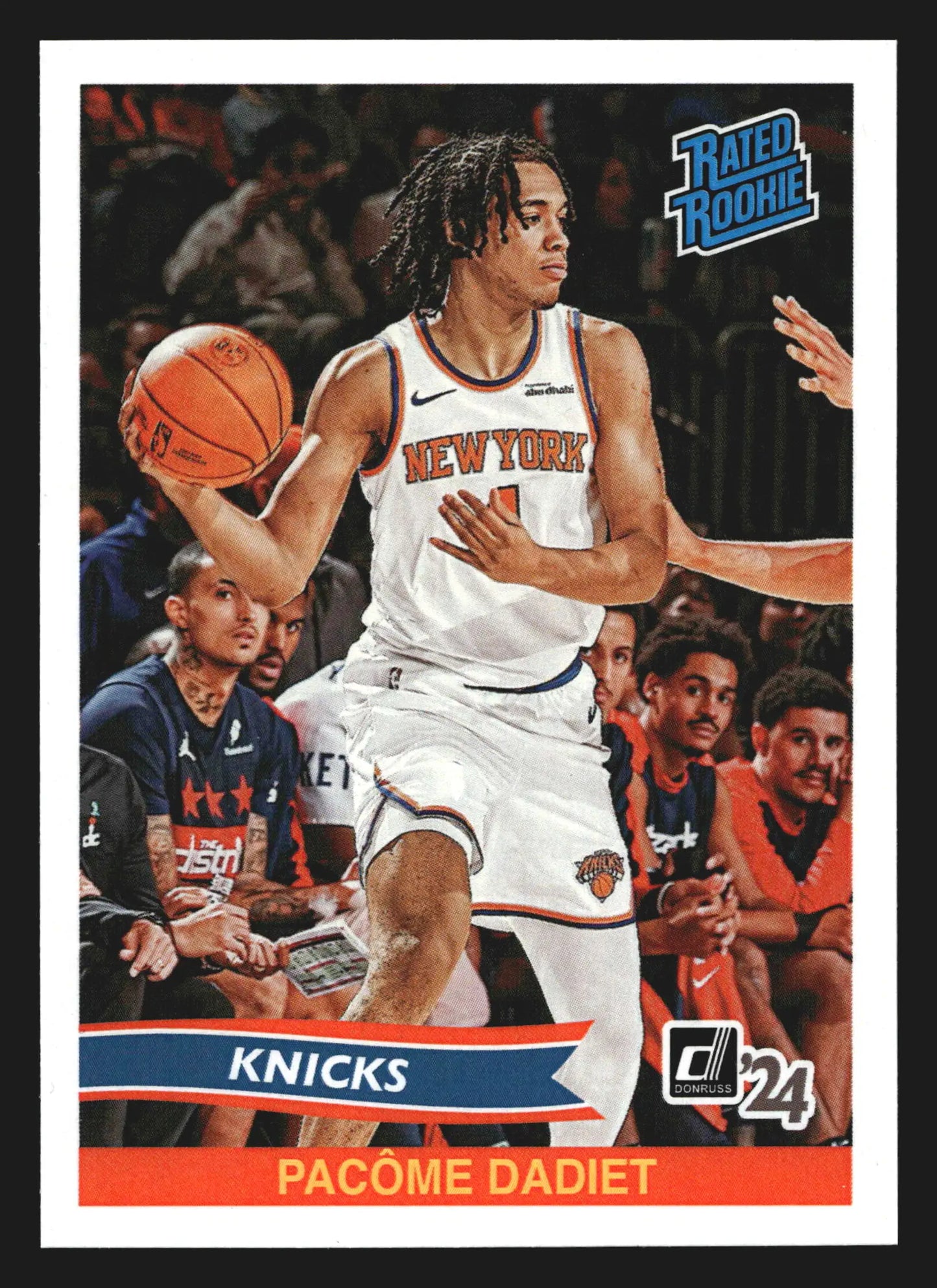 2024-25 Panini Instant Rated Rookie Retro #RRR-24 Pacome Dadiet Knicks RC