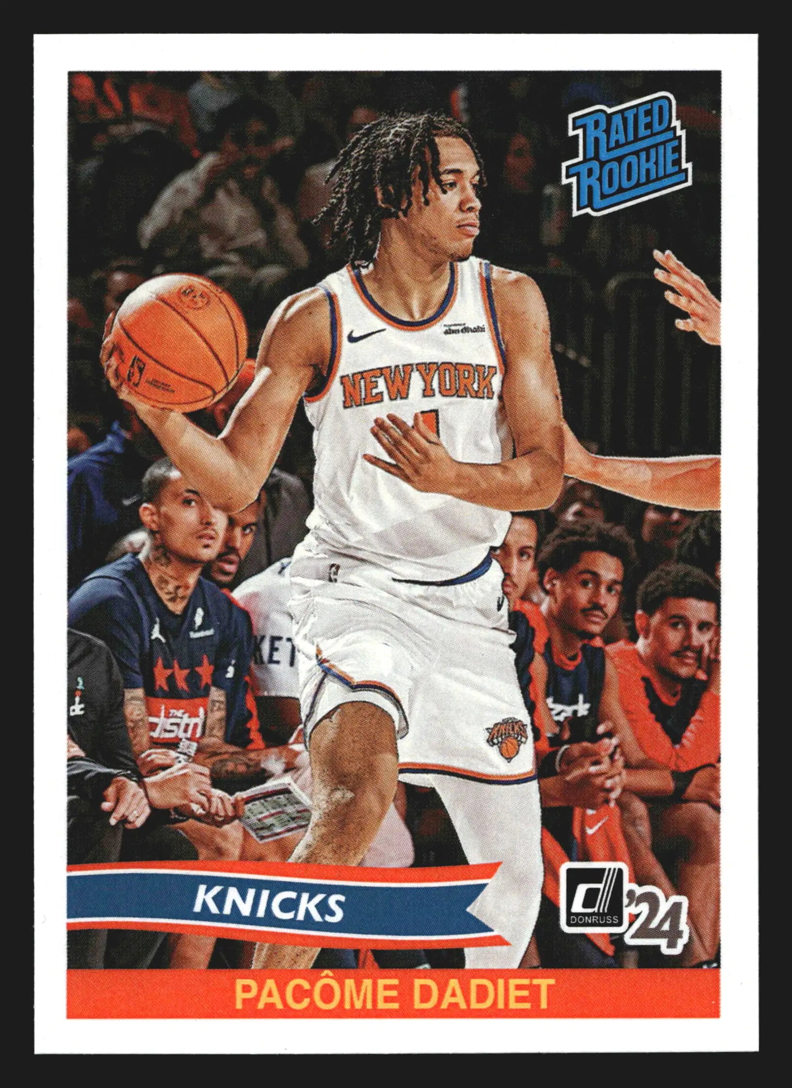 2024-25 Panini Instant Rated Rookie Retro #RRR-24 Pacome Dadiet Knicks RC