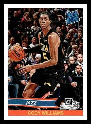 2024-25 Panini Instant #RRR-10 Cody Williams Rated Rookie Retro #/152 - Basketball Card Single
