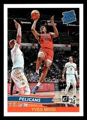 2024-25 Panini Instant #RRR-21 Yves Missi Rated Rookie Retro #/152 - Basketball Card Single