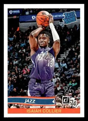 2024-25 Panini Instant #RRR-28 Isaiah Collier Rated Rookie Retro #/152 Utah Jazz - Basketball Card Single