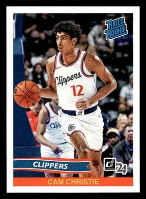 2024-25 Panini Instant #RRR-40 Cam Christie Rated Rookie Retro #/152 Clippers - Basketball Card Single