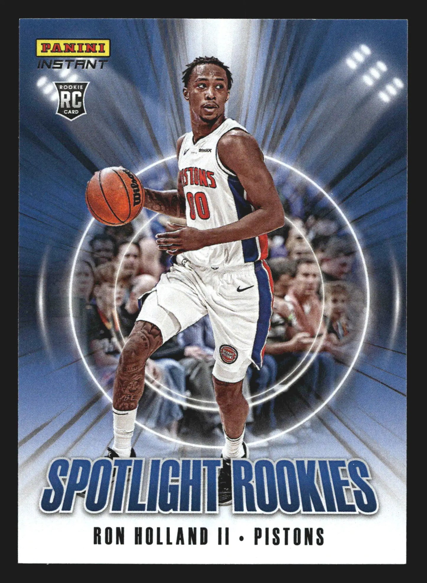 2024-25 Panini Instant Spotlight Rookies Ron Holland II #SR.5 RC Pistons - Basketball Card Single