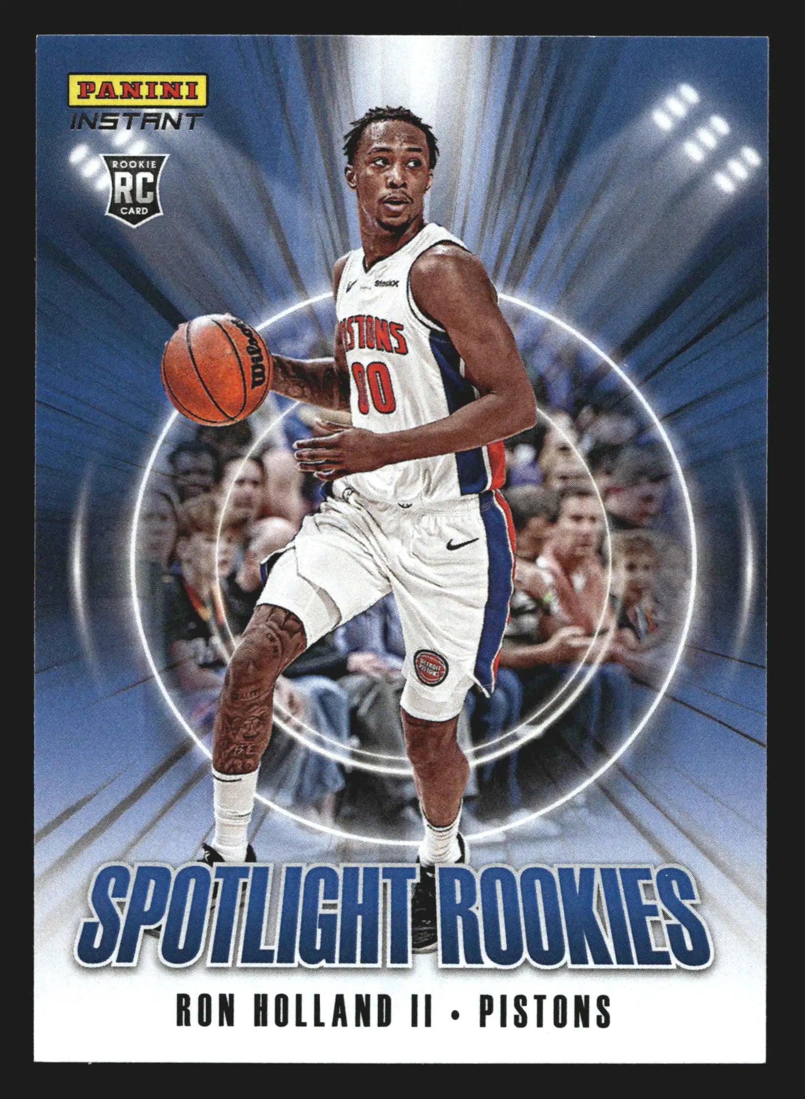 2024-25 Panini Instant Spotlight Rookies Ron Holland II #SR.5 RC Pistons - Basketball Card Single