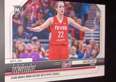 2024-25 Panini Instant WNBA - Caitlin Clark #139. (RC) Indy Fever. NRMT+ - Basketball Card Single