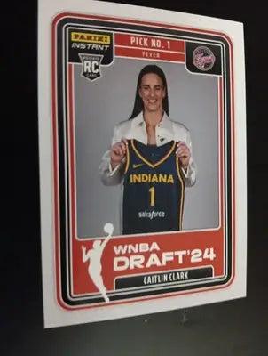 2024-25 Panini Instant WNBA - Draft Night Caitlin Clark #DN-1 /45316 (RC). NRMT+ - Basketball Card Single