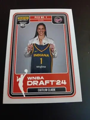 2024-25 Panini Instant WNBA - Draft Night Caitlin Clark #DN-1 /45316 (RC). NRMT+ - Basketball Card Single