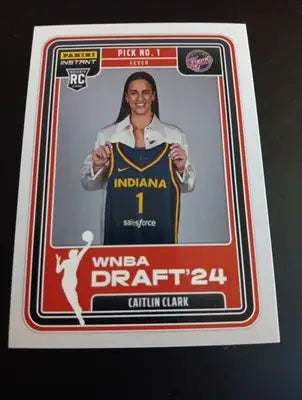 2024-25 Panini Instant WNBA - Draft Night Caitlin Clark #DN-1 /45316 (RC). NRMT+ - Basketball Card Single