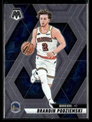 2024-25 Panini Mosaic #105 Brandin Podziemski - Basketball Card Single