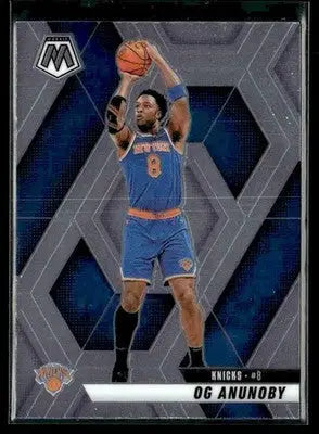 2024-25 Panini Mosaic #123 OG Anunoby Base New York Knicks - Basketball Card Single