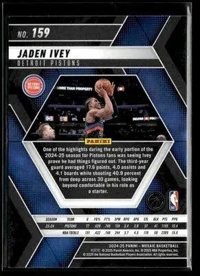2024-25 Panini Mosaic #159 Jaden Ivey - Basketball Card Single