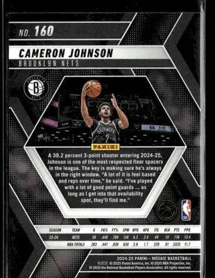 2024-25 Panini Mosaic #160 Cameron Johnson - Basketball Card Single