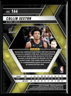 2024-25 Panini Mosaic #166 Collin Sexton - Basketball Card Single