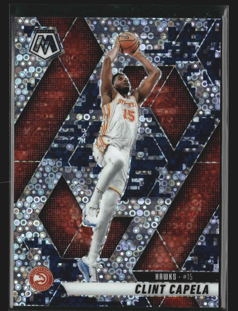 2024-25 Panini Mosaic #173 Clint Capela Atlanta Hawks Fast Break Disco /99