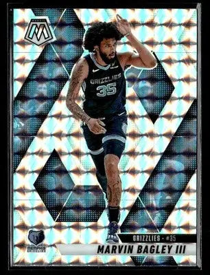 2024-25 Panini Mosaic #187 Marvin Bagley III Silver Mosaic Memphis Grizzlies - Basketball Card Single