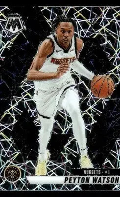 2024-25 Panini Mosaic #194 Peyton Watson Premium - Basketball Card Single