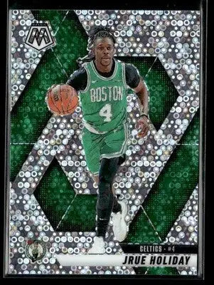 2024-25 Panini Mosaic #196 Jrue Holiday Fast Break Silver Mosaic Boston Celtics - Basketball Card Single