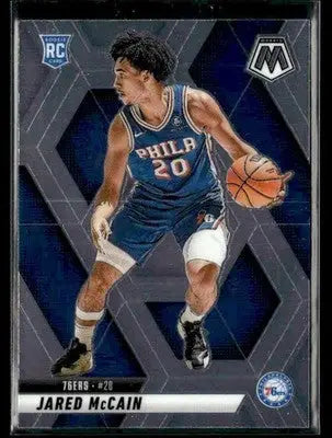 2024-25 Panini Mosaic #228 Jared McCain Base RC Philadelphia 76ers - Basketball Card Single
