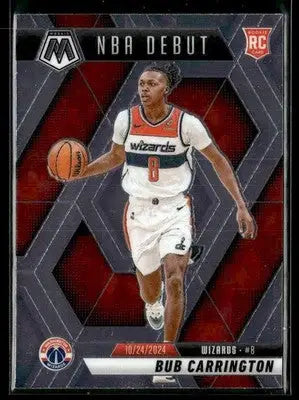 2024-25 Panini Mosaic #259 Bub Carrington - Basketball Card Single