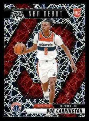 2024-25 Panini Mosaic #259 Bub Carrington Premium - Basketball Card Single